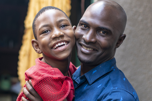 Caregiver With Boy